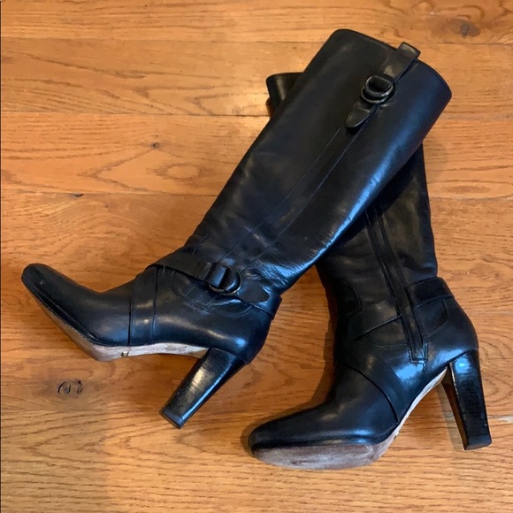 Cole Haan black tall boot - Picture 3 of 7